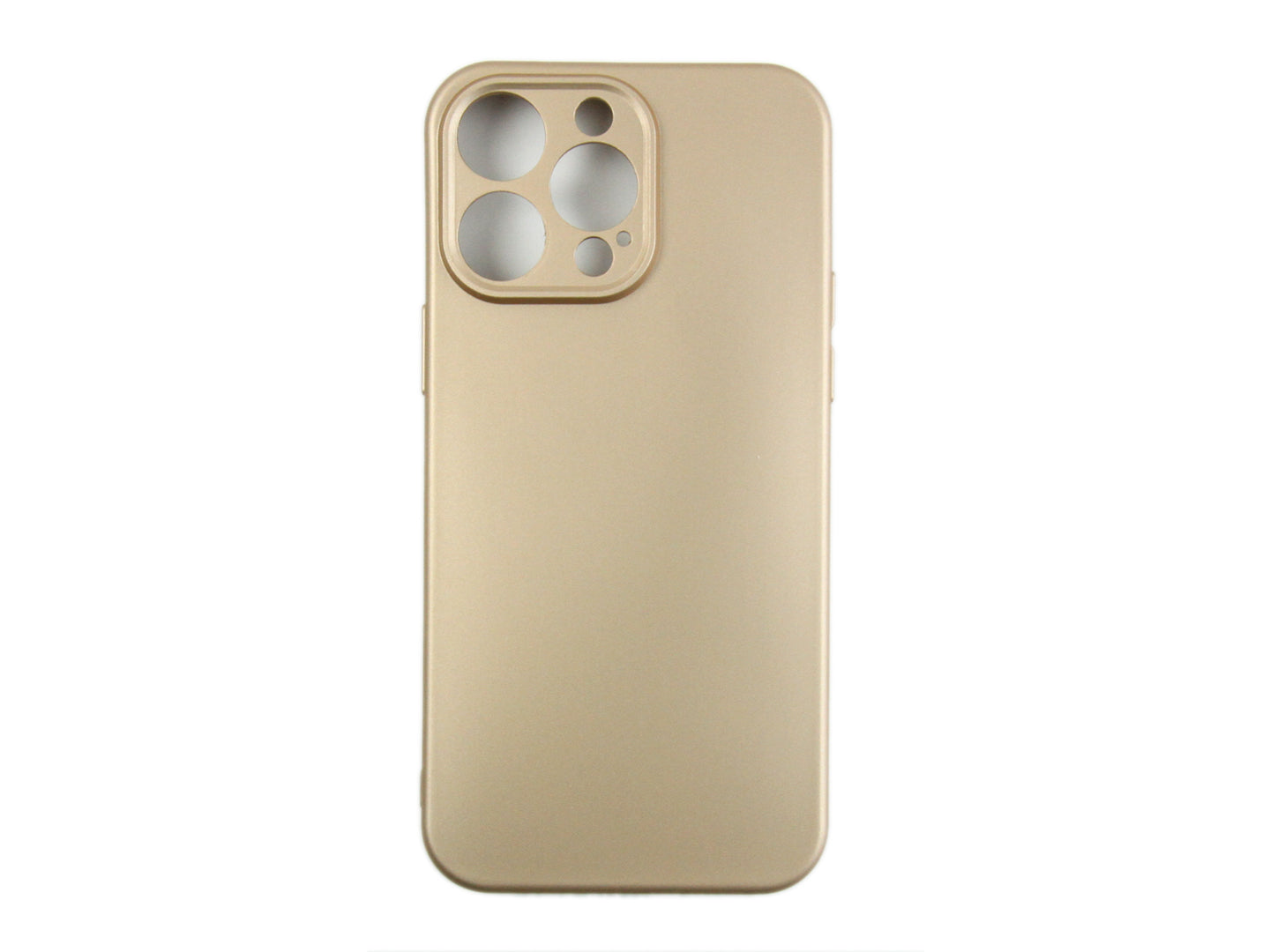 Rixus Soft TPU Phone Case For Apple iPhone 14 Pro Max Gold