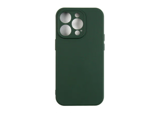 Rixus Soft TPU Phone Case For Apple iPhone 14 Pro Dark Green