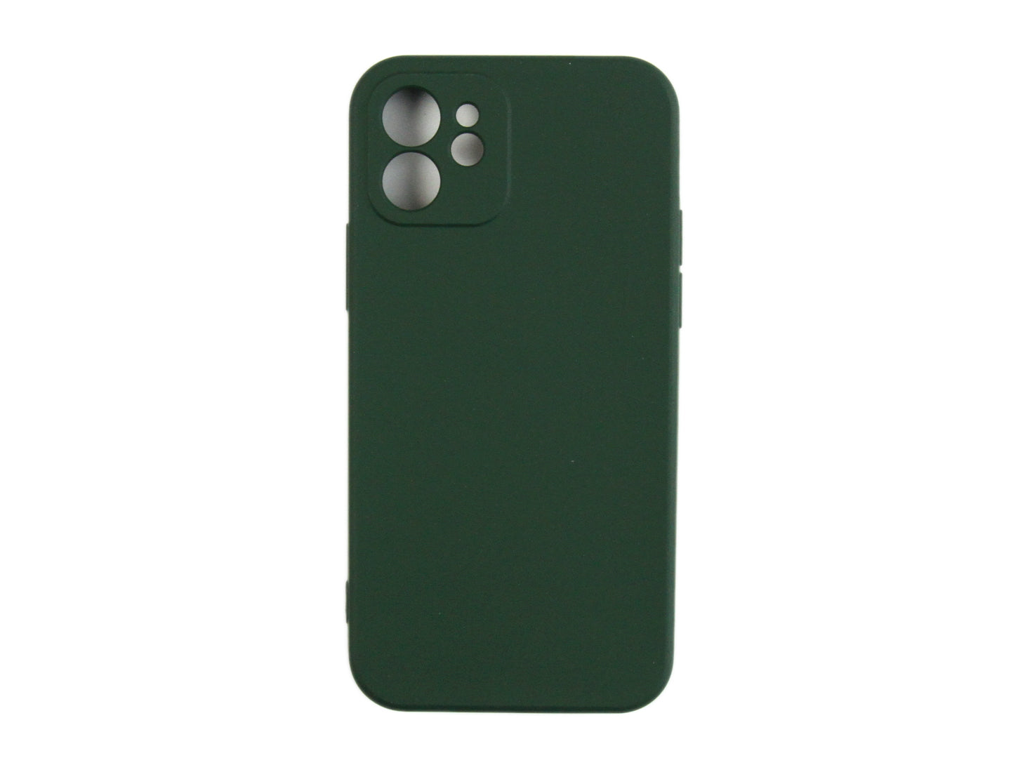 Rixus Coque TPU souple For Apple iPhone 12 Vert foncé