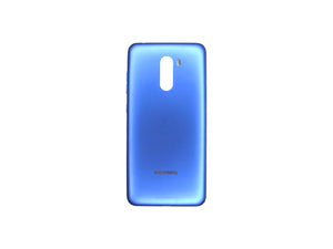 Coque arrière Xiaomi Pocophone F1 sans objectif, bleu acier, OEM