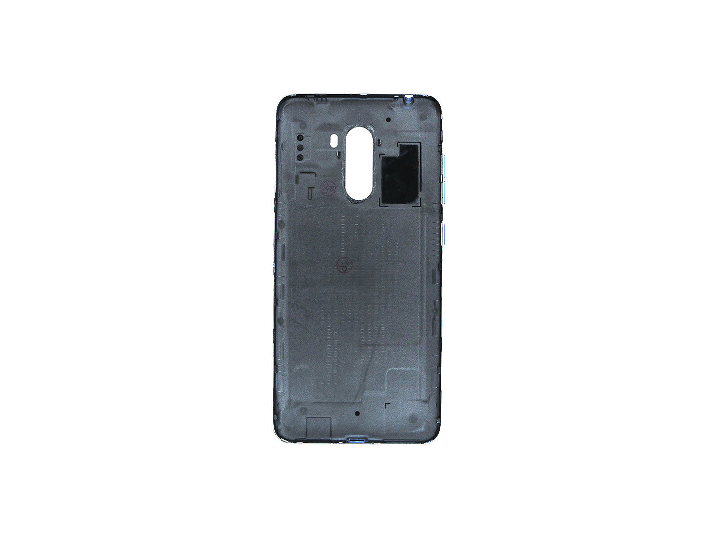Coque arrière Xiaomi Pocophone F1 sans objectif, bleu acier, OEM