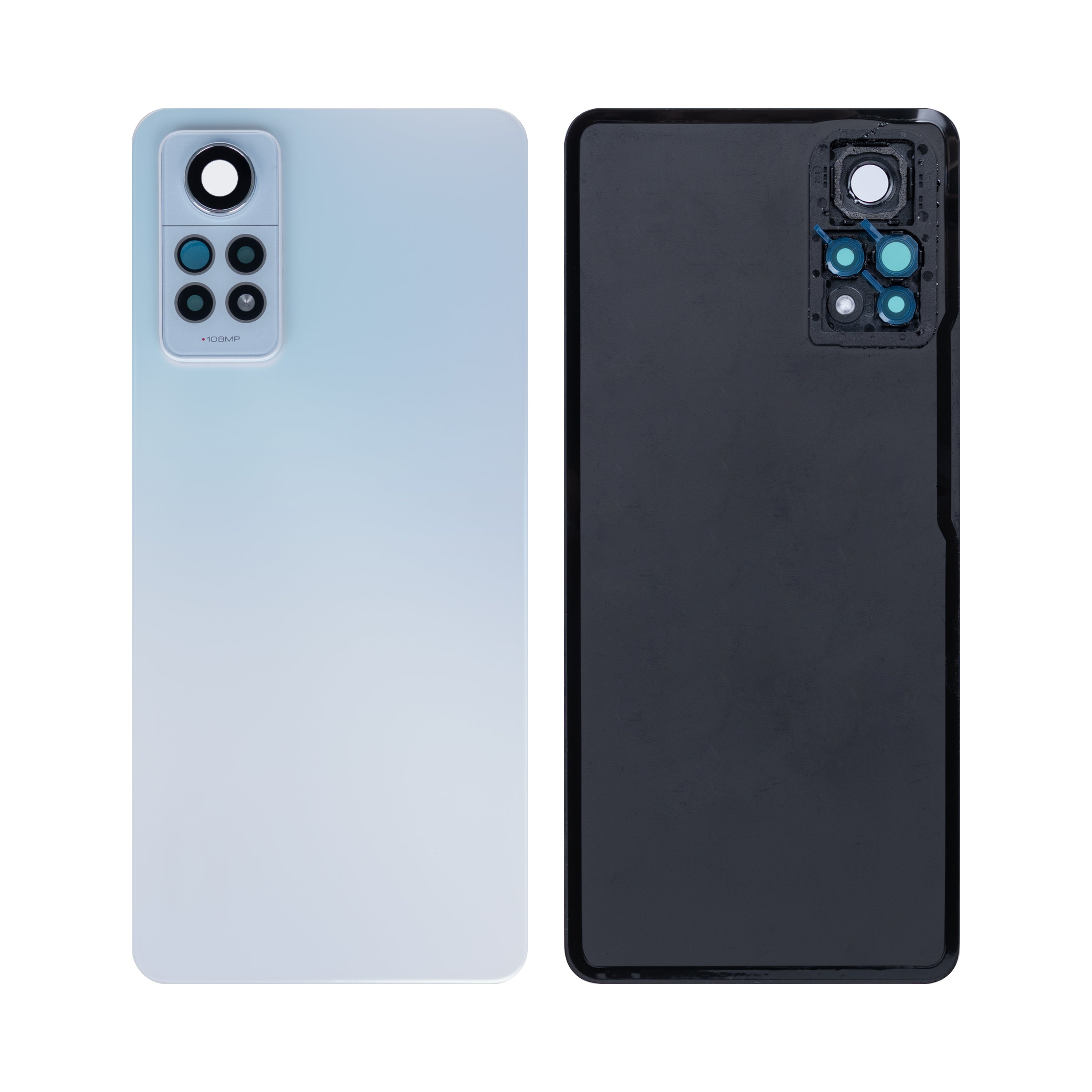 Coque arrière Xiaomi Redmi Note 12 Pro 4G avec objectif blanc polaire OEM