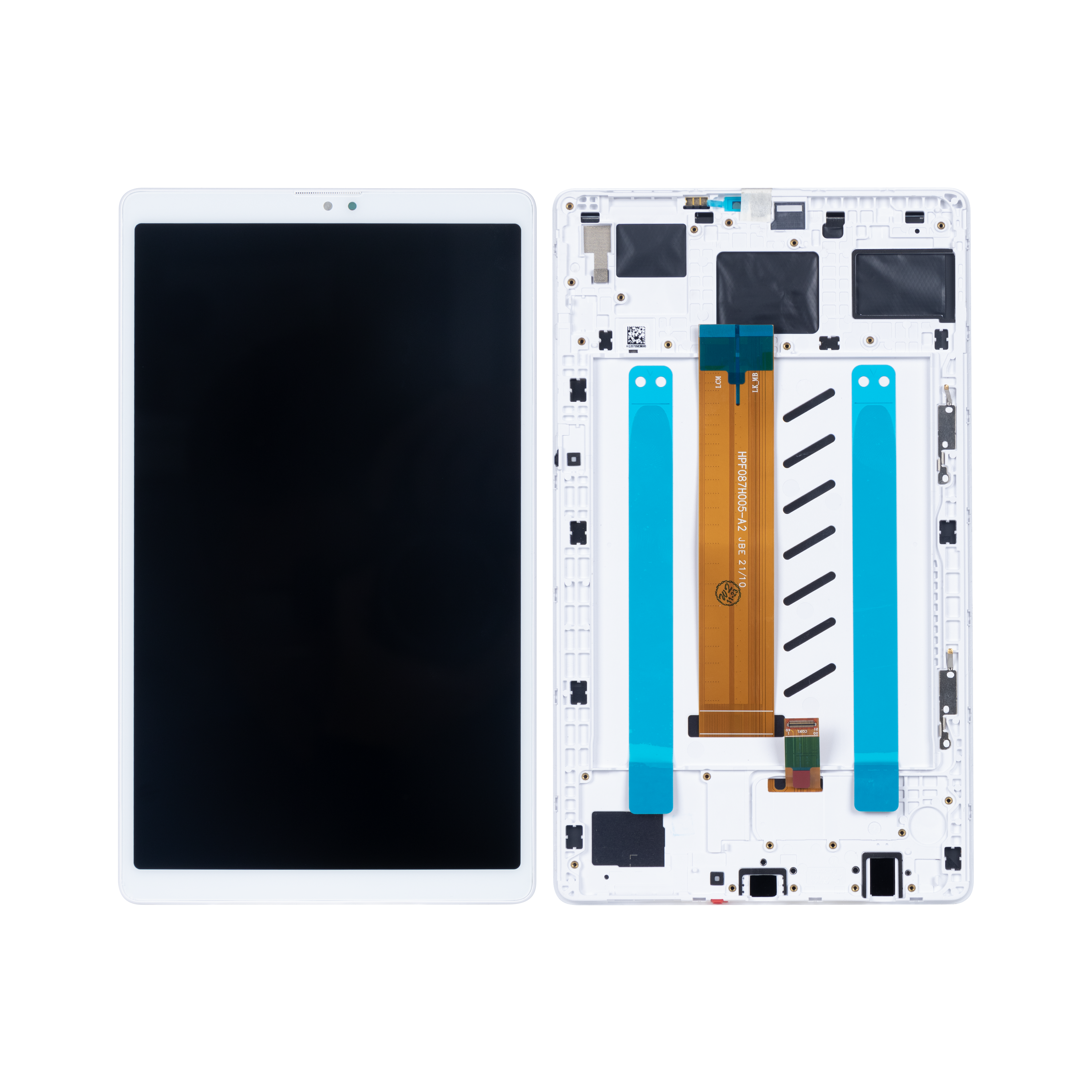 Samsung Galaxy Tab A7 Lite LTE (2021) T225 Écran et numériseur avec cadre Argent OEM