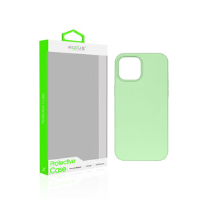 Rixus Soft TPU Phone Case With MagSafe Compatible For Apple iPhone 12 Mini Matcha