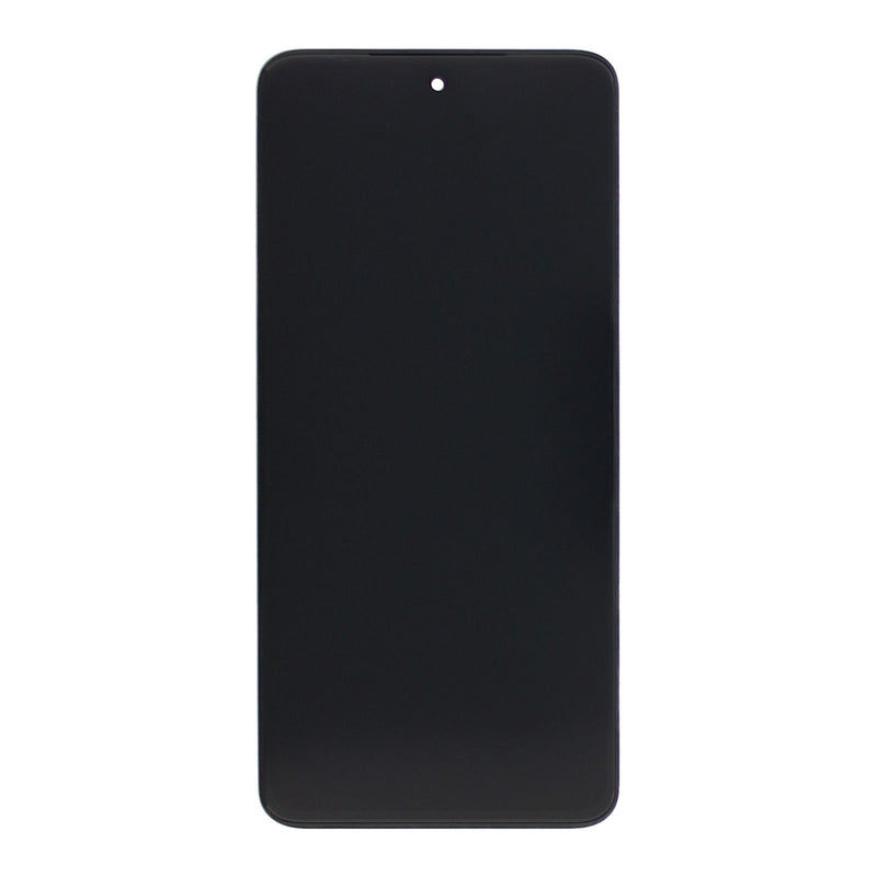 Motorola G84 5G Display And Digitizer With Frame Black Service Pack