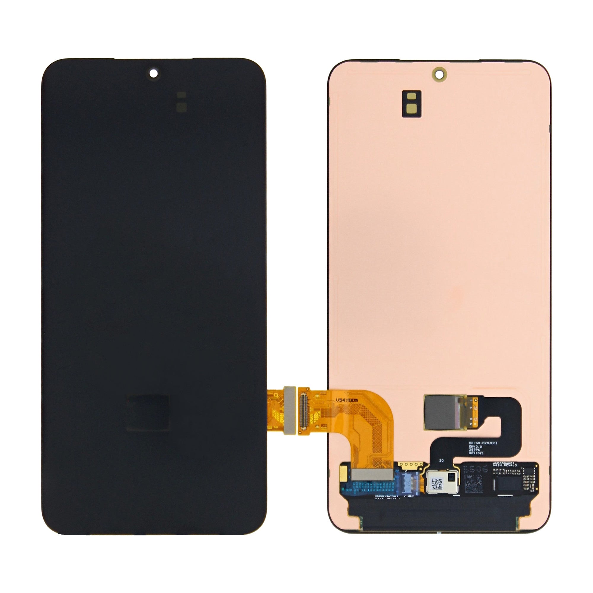 Écran et numériseur Samsung Galaxy S22 S901B sans cadre, noir, pack de service