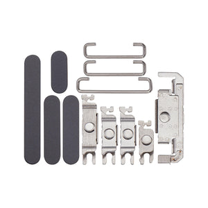 For Apple 16, 16 Plus Ensemble de boutons latéraux noirs compatibles (4 pièces)