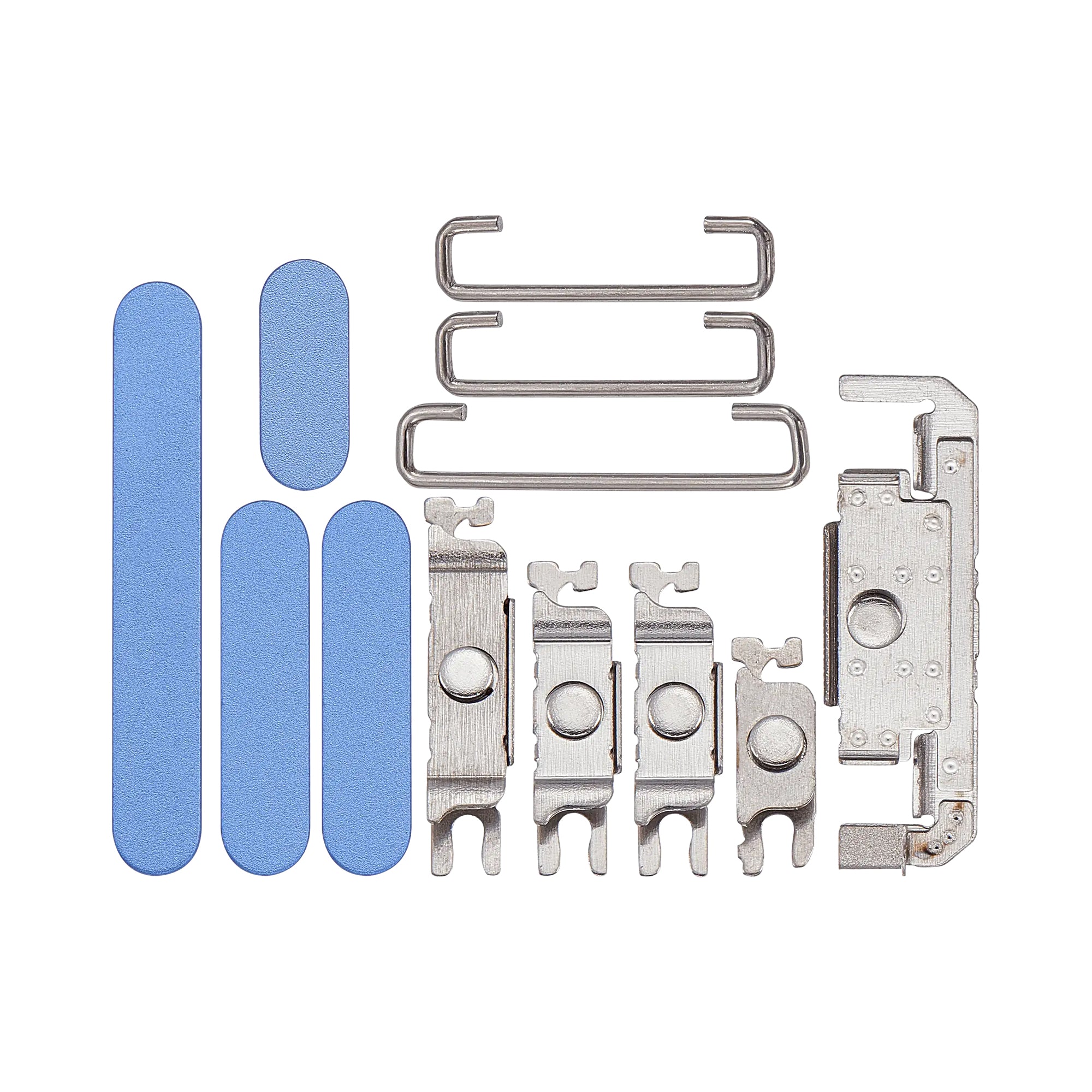 For Apple iPhone 15 Pro Max Haut-parleur et microphone Mesh White Titanium Compatible (10pcs)
