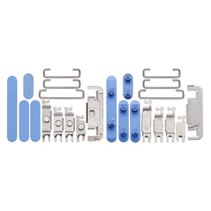 For Apple iPhone 15 Pro Max Haut-parleur et microphone Mesh White Titanium Compatible (10pcs)