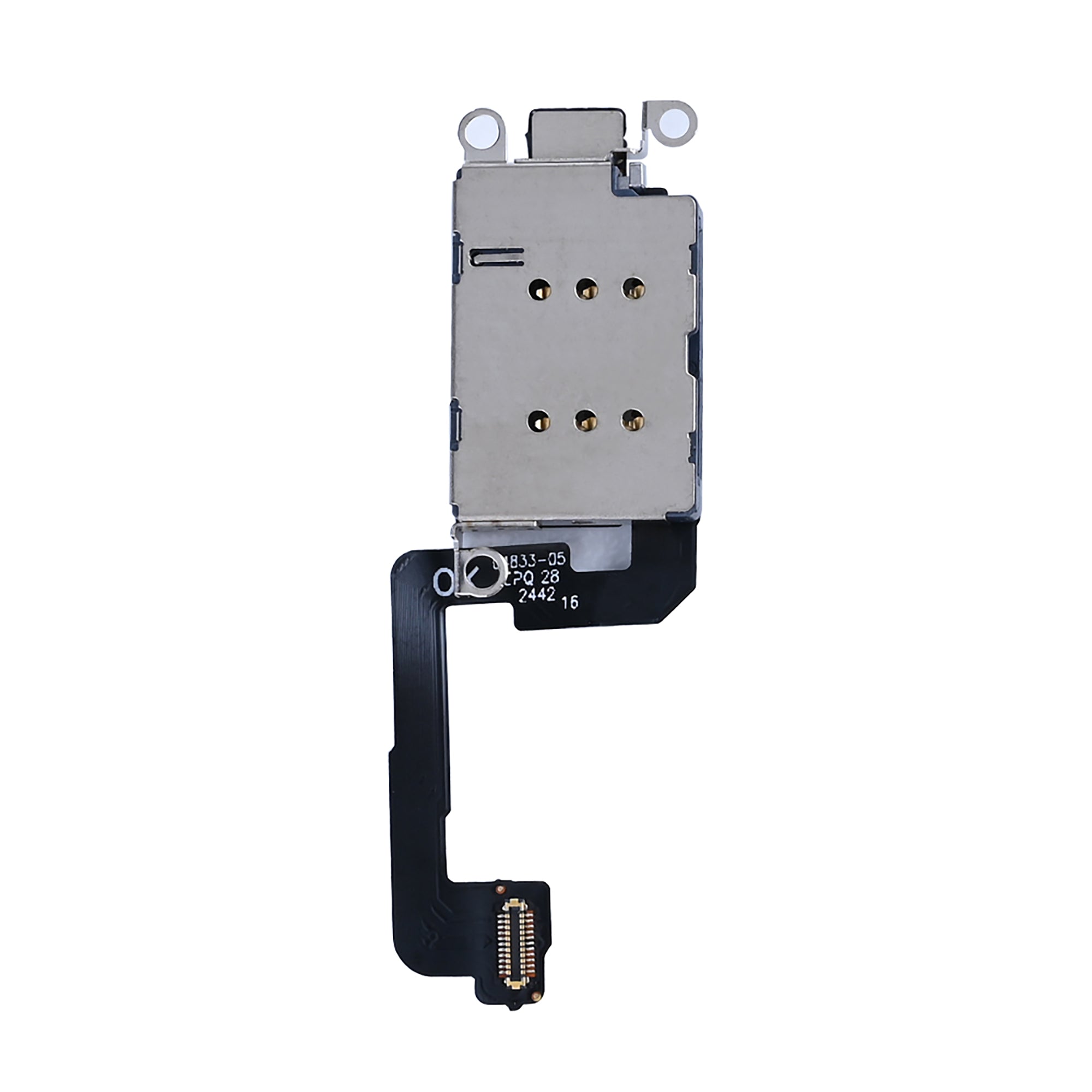 For Apple iPhone 16, 16 Plus Lecteur de carte double Sim avec Flex OEM