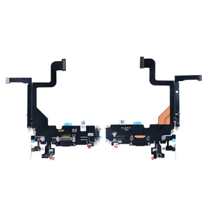 For Apple iPhone 13 Pro System Charging Flex Noir Compatible