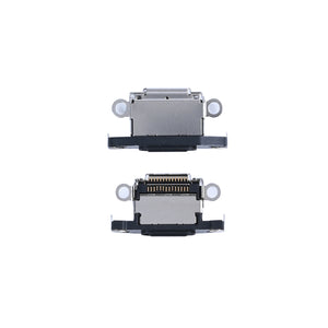 For Apple iPhone 15 Pro, 15 Pro Max Système Port de Charge Noir Compatible Titane (10pcs)