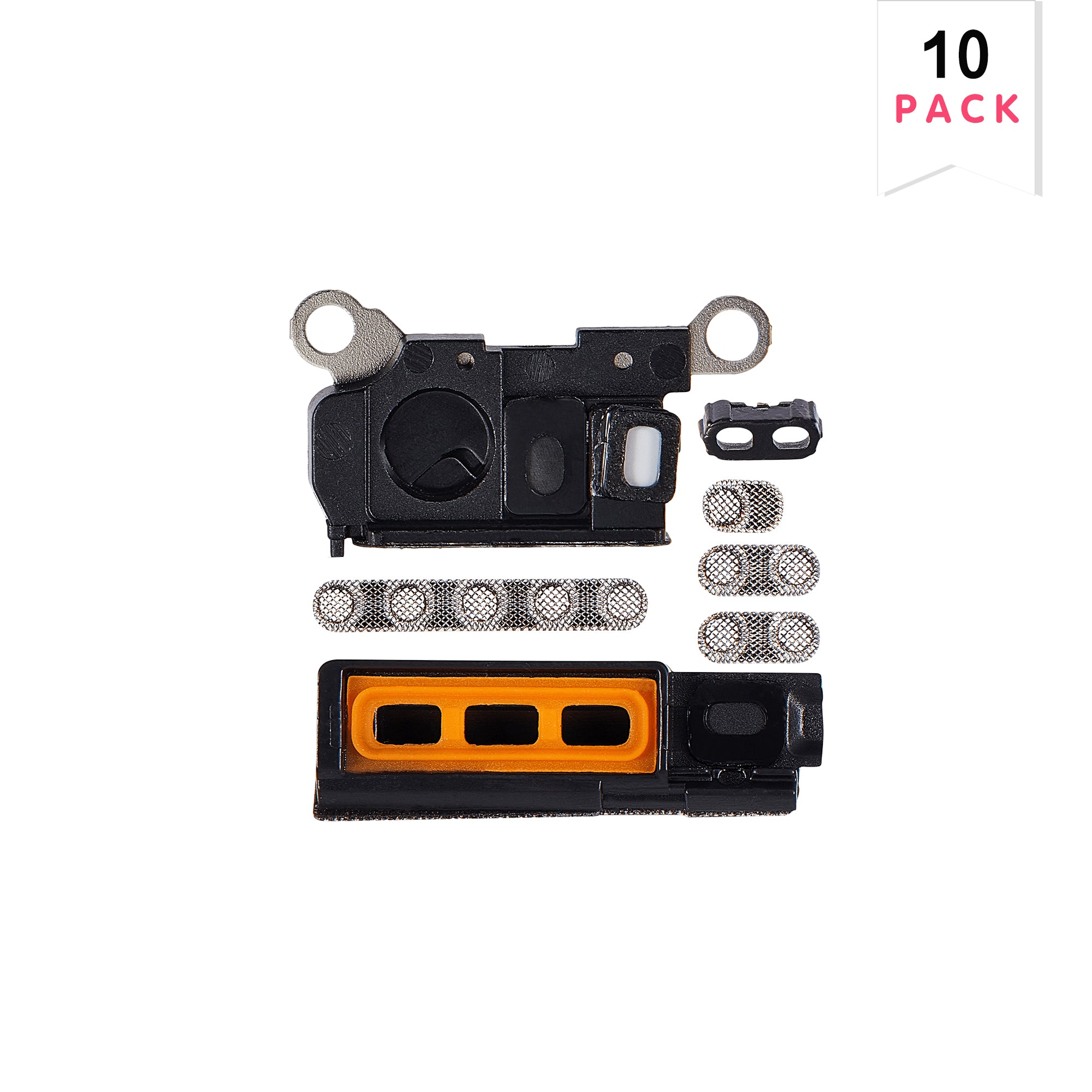 For Apple iPhone 15 Pro Max Haut-parleur et microphone Mesh Natural Titanium Compatible (10pcs)