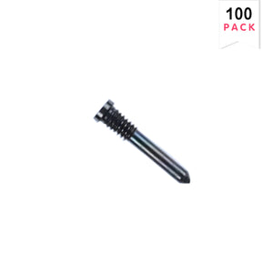 Pour iPhone 15 Pro, 15 Pro Max Vis de fond noir compatible titane (100-Pack)