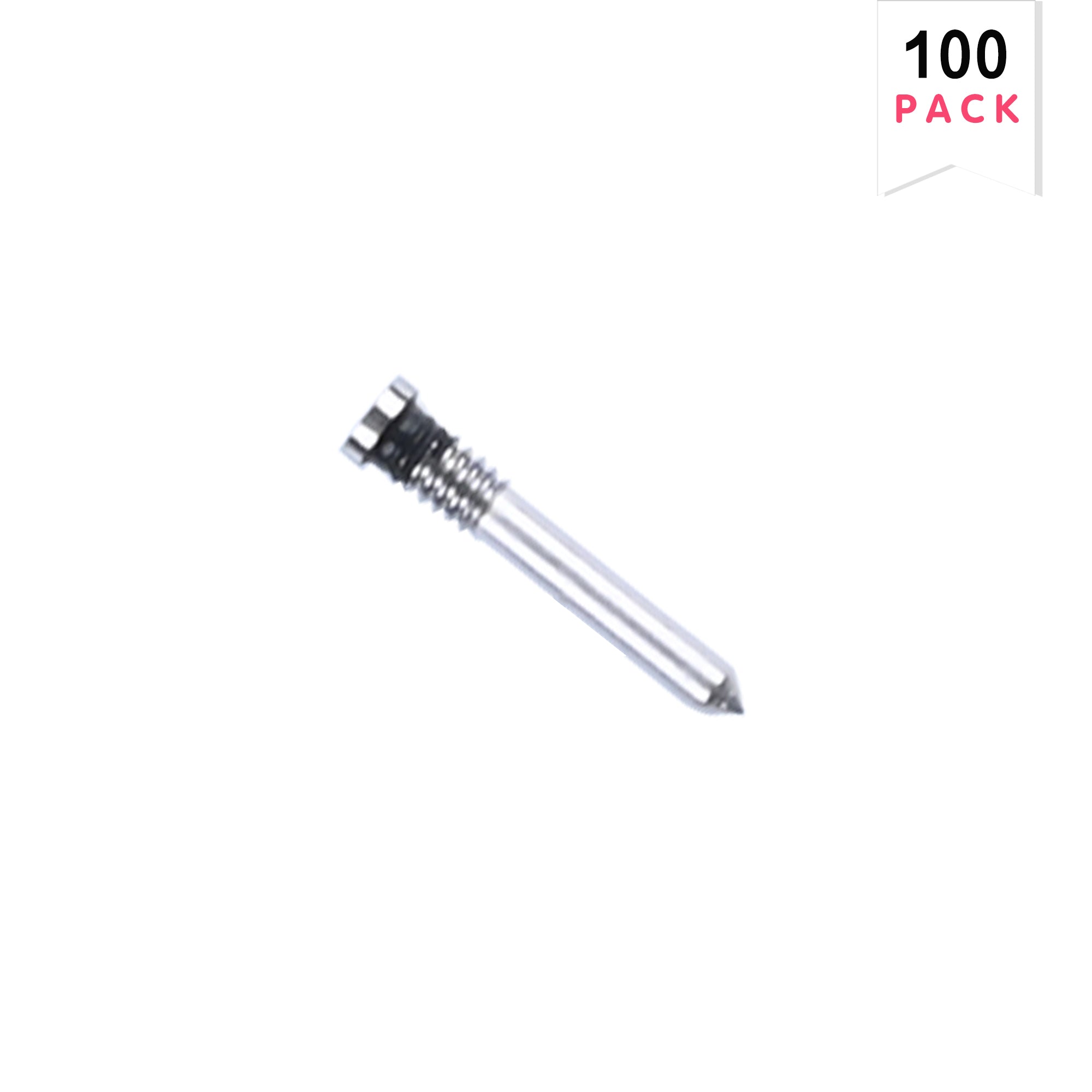 Pour iPhone 15 Pro, 15 Pro Max Vis de fond blanc compatible titane (100-Pack)