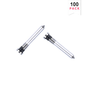 Pour iPhone 15 Pro, 15 Pro Max Vis de fond blanc compatible titane (100-Pack)