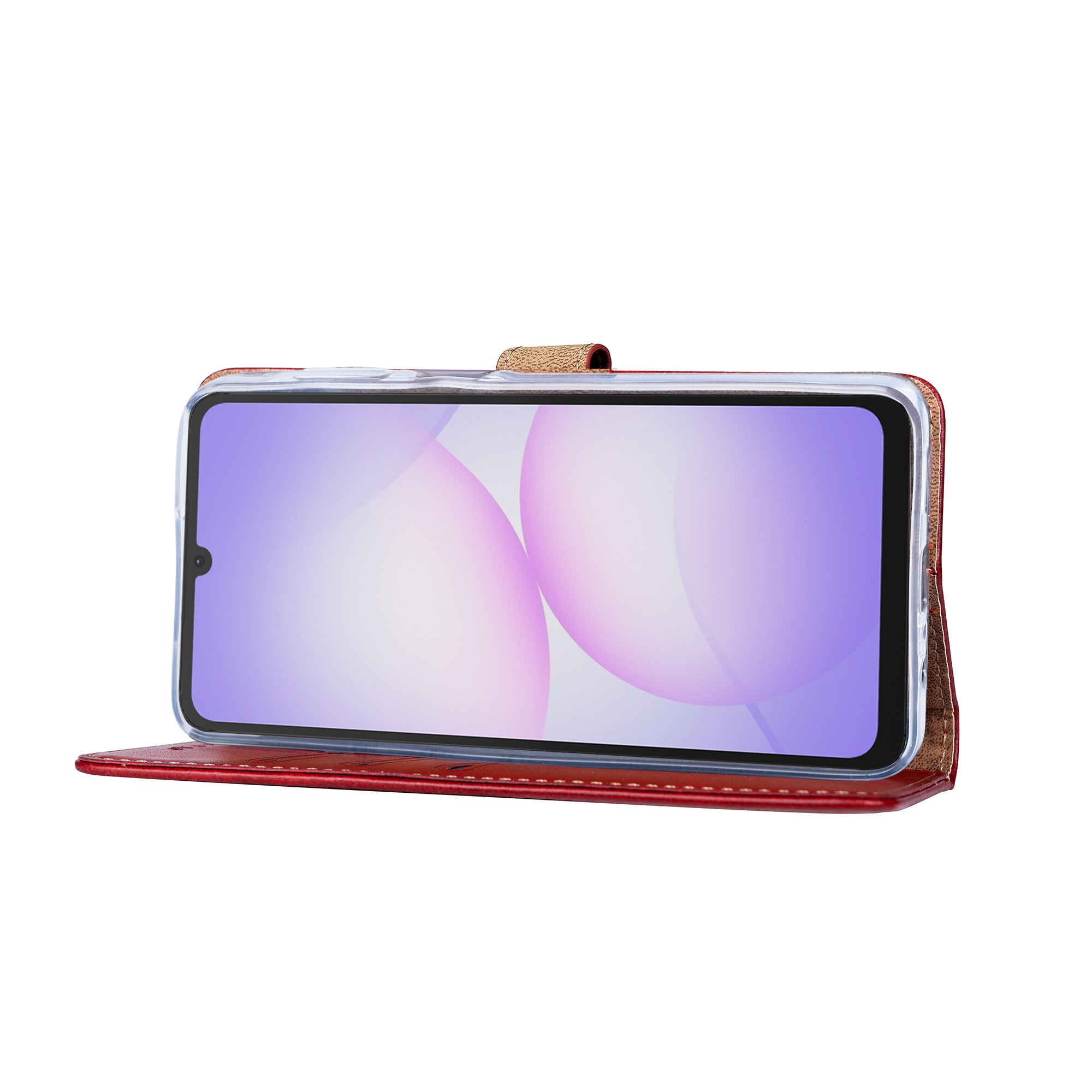 Bibliothèque Rixus pour Samsung Galaxy A07 Rouge foncé