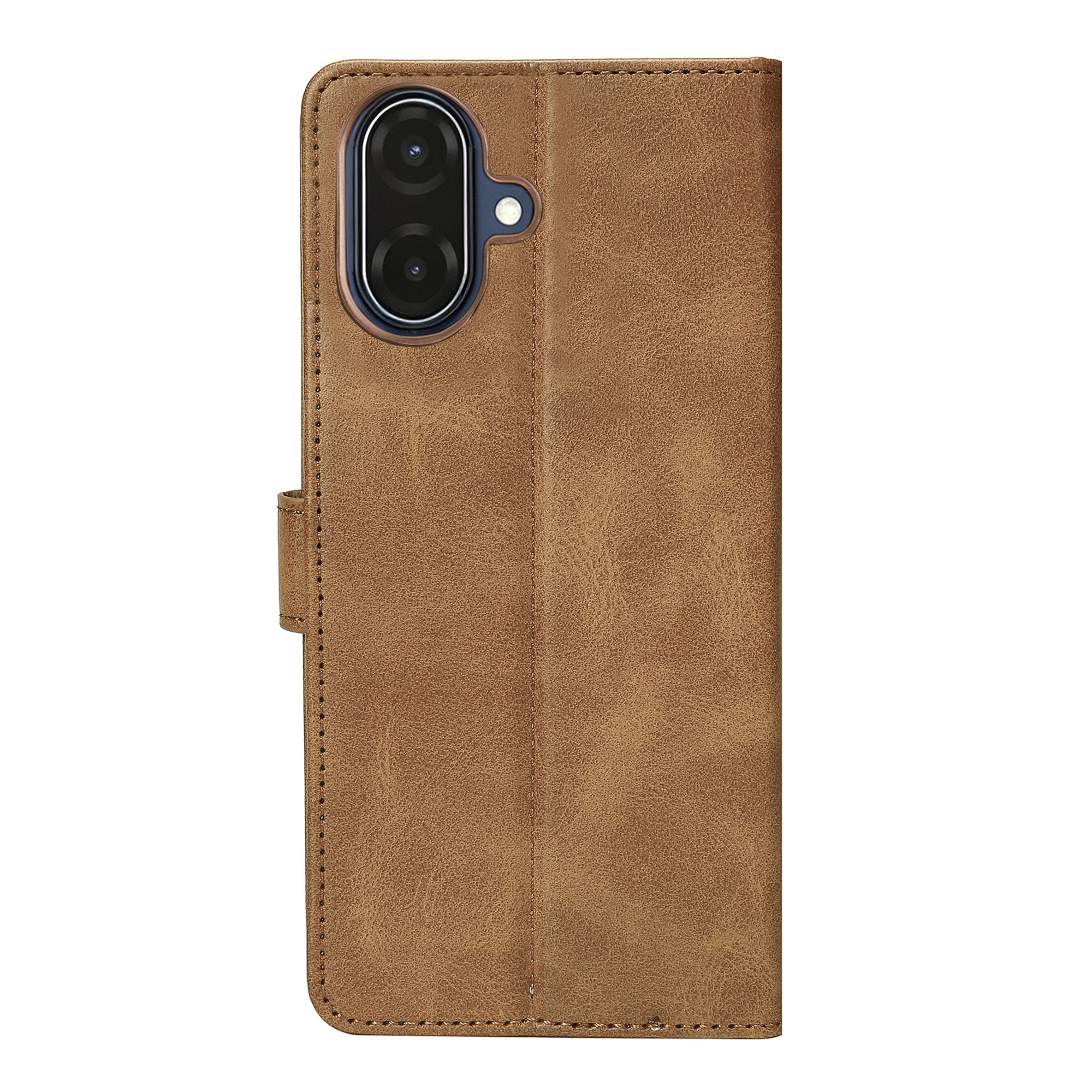 Rixus Bookcase For Samsung Galaxy A07 Light Brown