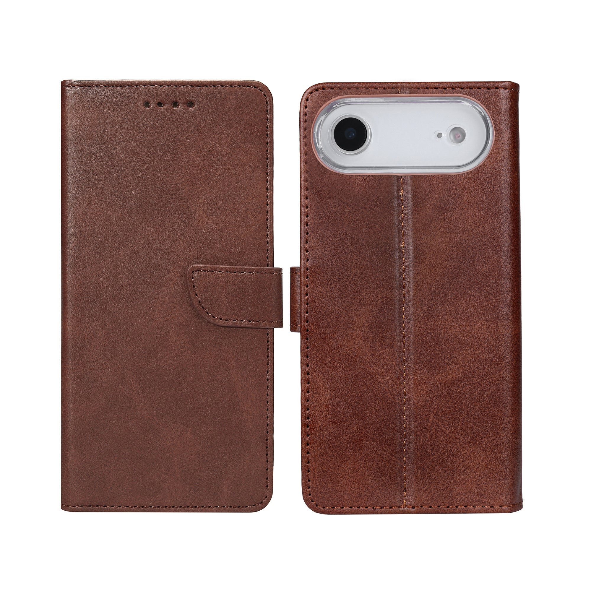 Rixus Bibliothèque For Apple iPhone 17 Air Marron