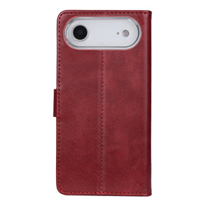 Rixus Bibliothèque For Apple iPhone 17 Air Rouge foncé