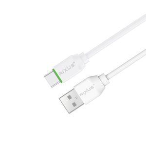 Rixus RXUC13AC Câble de charge USB-A vers USB-C 30cm Blanc