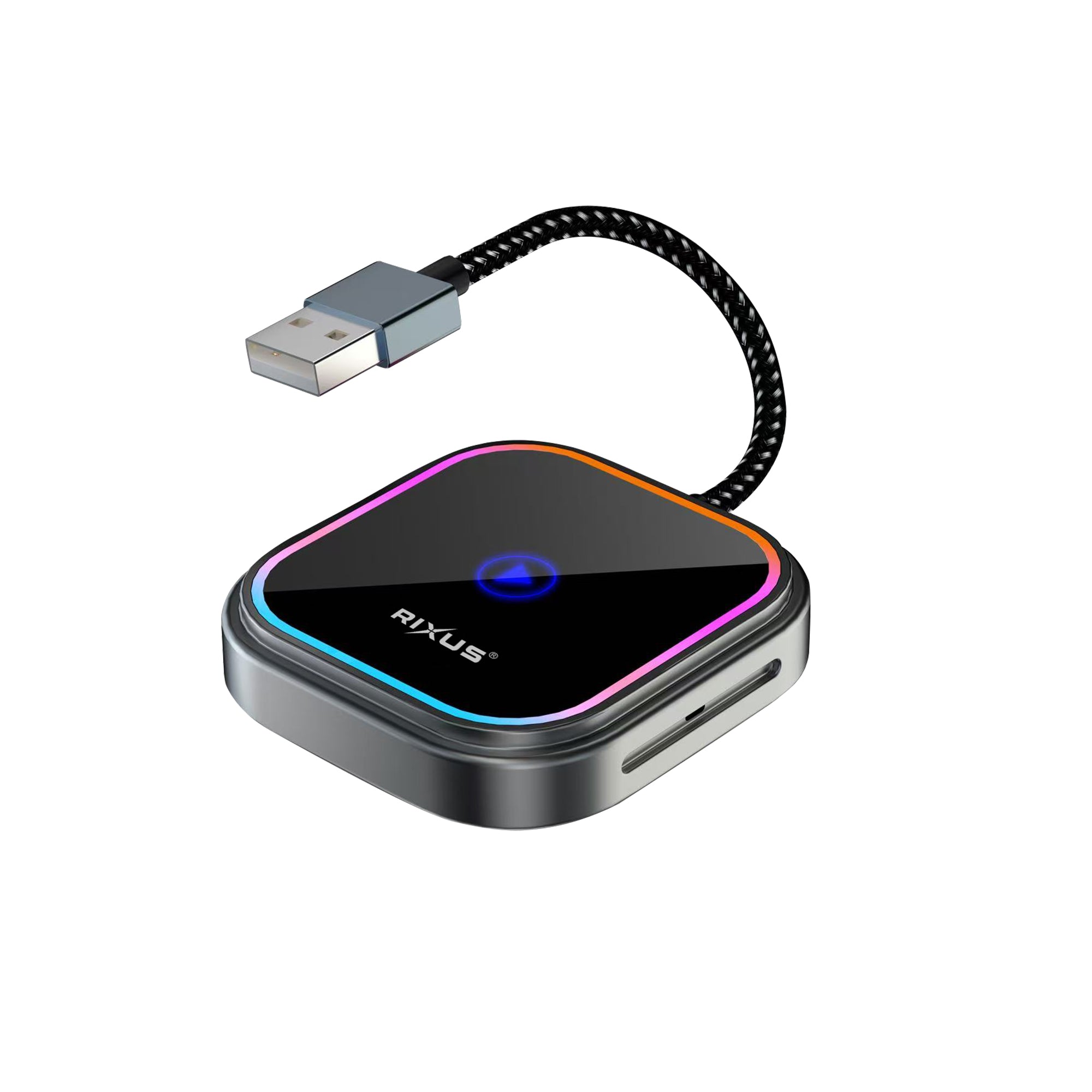 Rixus RXCP05 Adaptateur Carplay sans fil gris métallisé