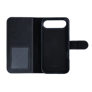 Rixus Duo Portefeuille magnétique détachable For Apple iPhone 17 Air Noir