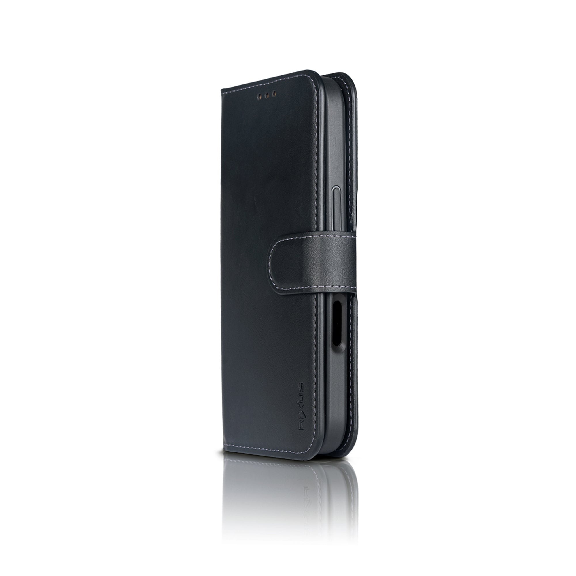 Rixus Duo Portefeuille Détachable Magnétique For Apple iPhone 17 Pro Max Noir