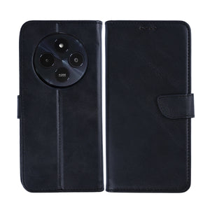 Rixus Bibliothèque pour Xiaomi Redmi 14C Noir