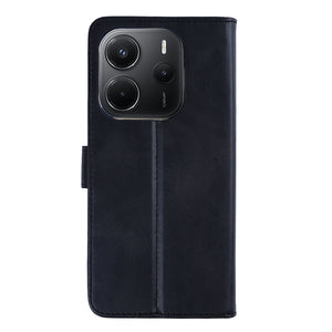 Rixus Bookcase pour Xiaomi Redmi Note 14 4G Noir