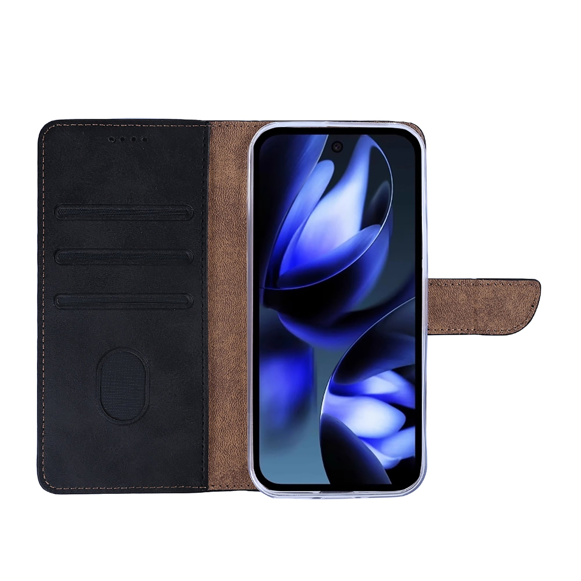 Rixus Bookcase pour Google Pixel 9A Noir