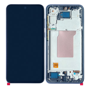 Samsung Galaxy A35 A356B Écran et numériseur avec cadre Navy Soft-OLED