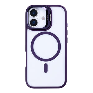 Rixus Classic 03 Case With MagSafe Compatible For Apple iPhone 17 Deep Purple