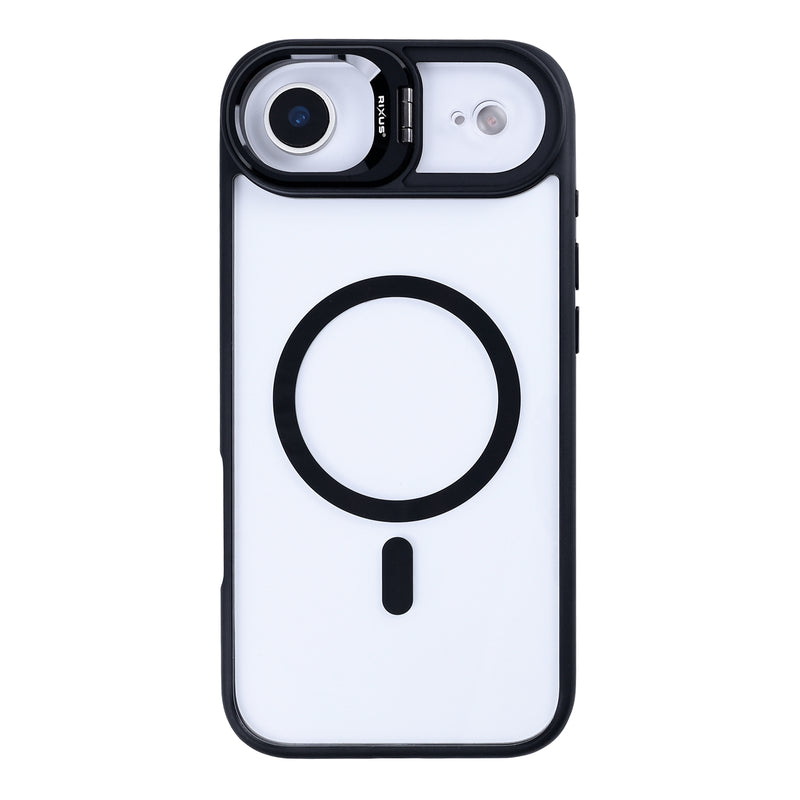 Rixus Classic 03 Case With MagSafe Compatible For Apple iPhone 17 Air Black