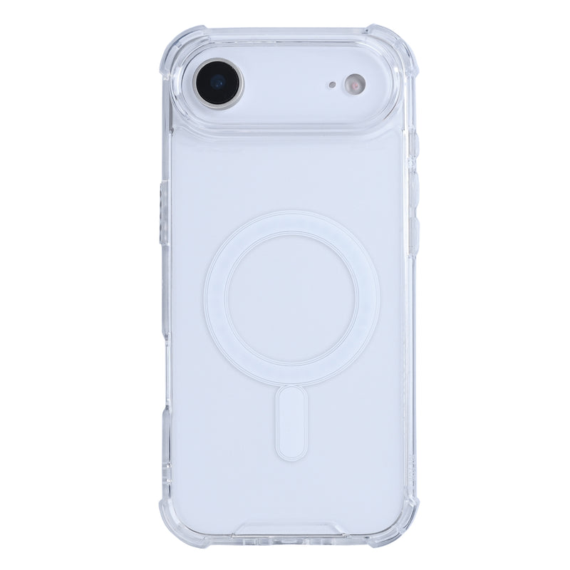 Rixus Anti-Burst Case With MagSafe Compatible For Apple iPhone 17 Air Transparent