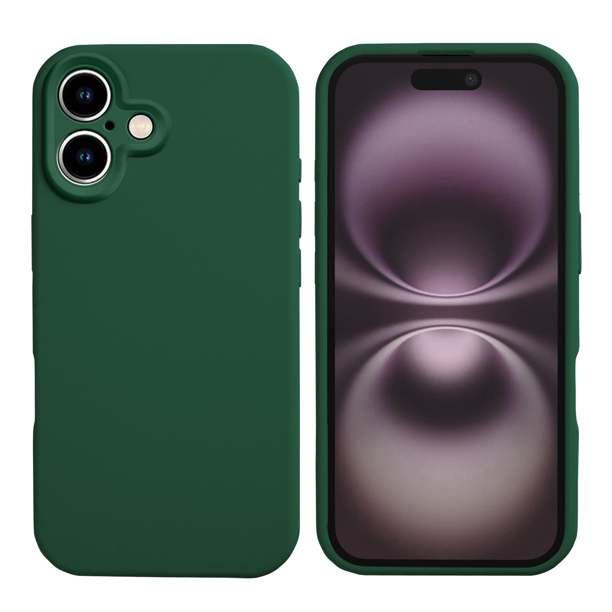Coque souple en TPU Rixus For Apple 17 vert foncé