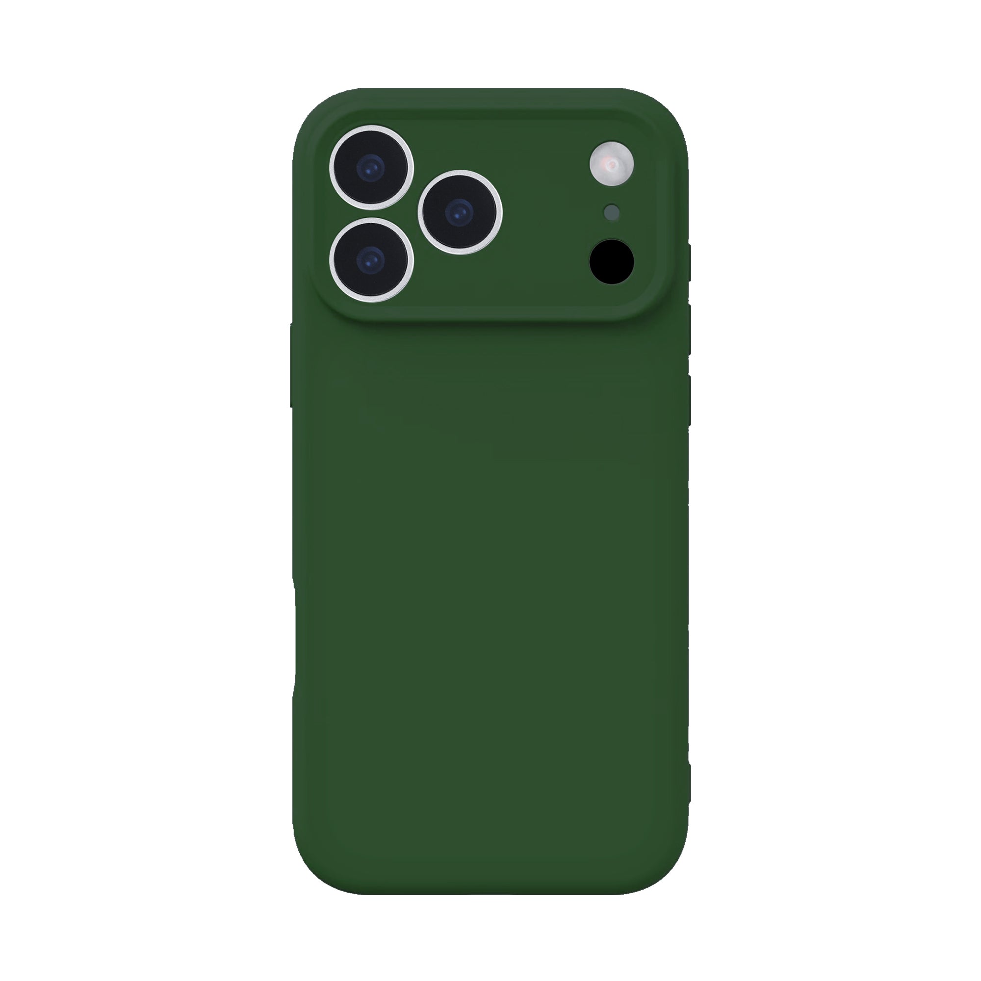 Coque souple en TPU Rixus For Apple 17 Pro vert foncé