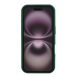 Rixus Soft TPU Phone Case With MagSafe Compatible For Apple iPhone 17 Dark Green