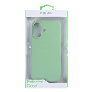 Rixus Soft TPU Phone Case With MagSafe Compatible For Apple iPhone 17 Matcha