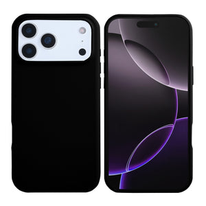 Rixus Soft TPU Phone Case With MagSafe Compatible For Apple iPhone 17 Pro Black