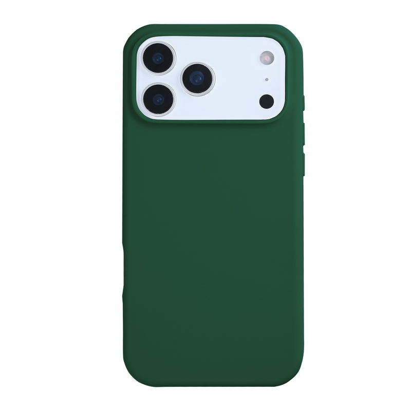 Rixus Soft TPU Phone Case With MagSafe Compatible For Apple iPhone 17 Pro Dark Green
