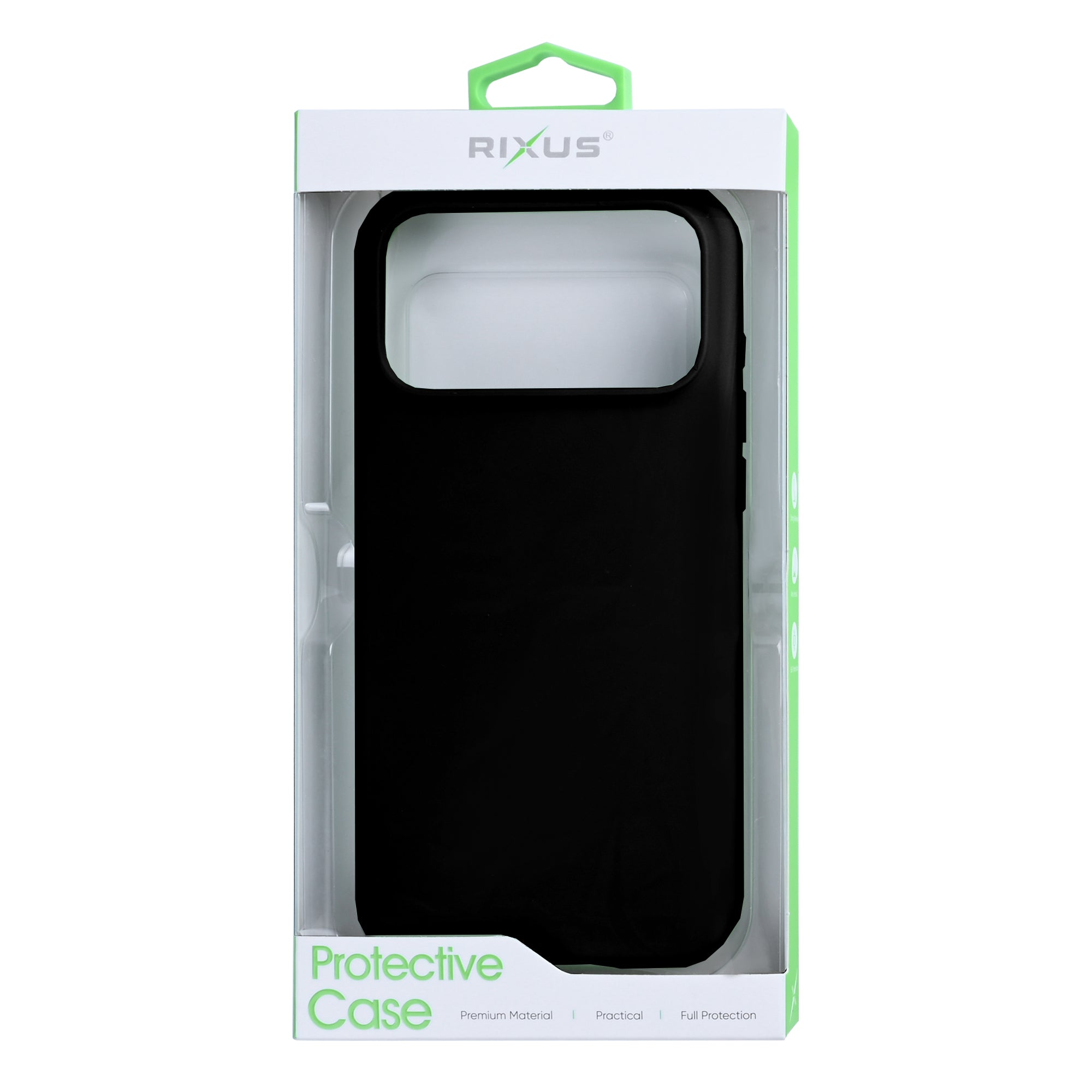 Rixus Soft TPU Phone Case With MagSafe Compatible For Apple iPhone 17 Pro Max Black
