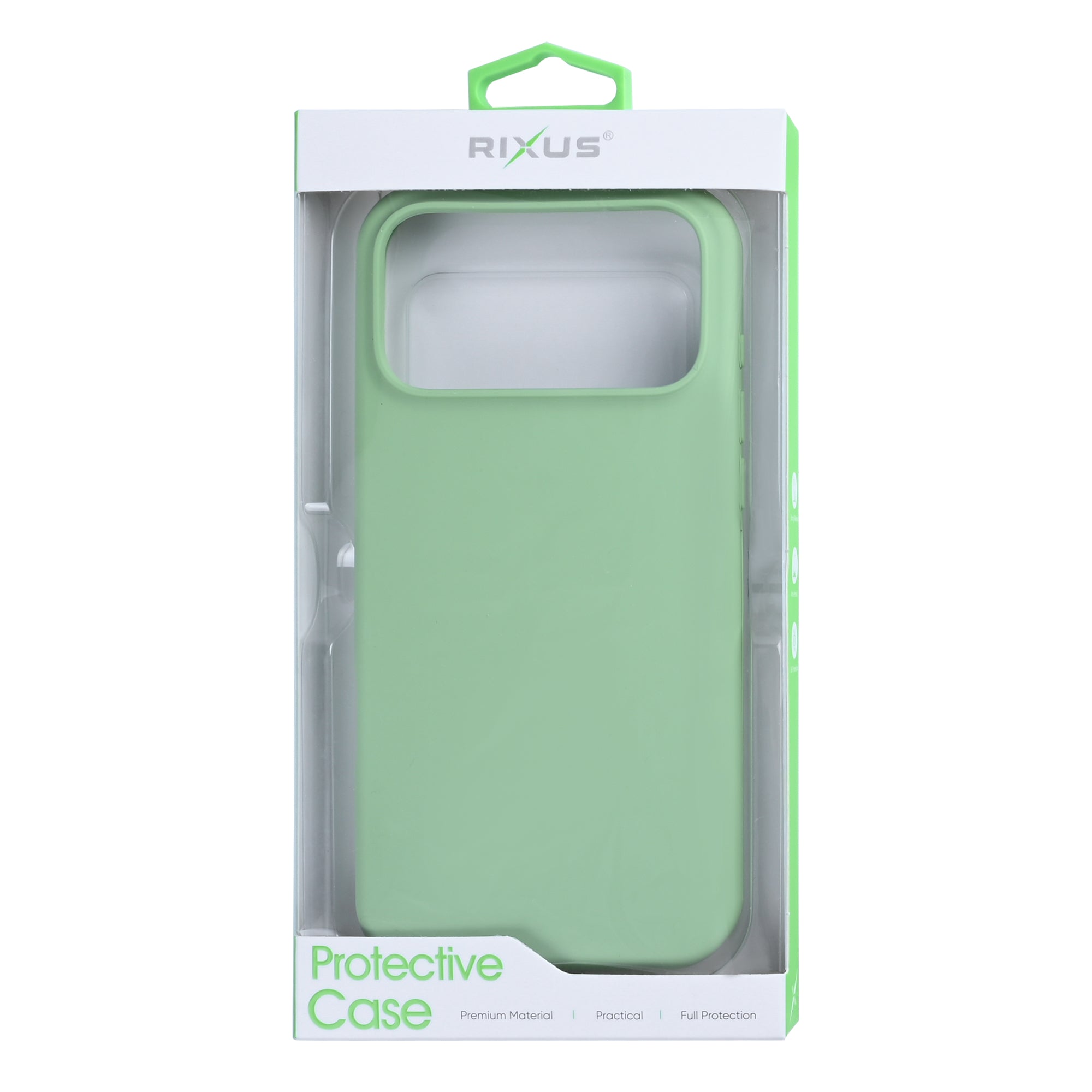 Rixus Soft TPU Phone Case With MagSafe Compatible For Apple iPhone 17 Pro Max Matcha