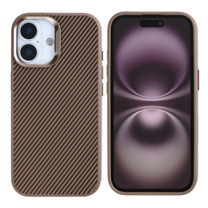 Rixus Mag Carbon With MagSafe Compatible For Apple iPhone 17 Brown