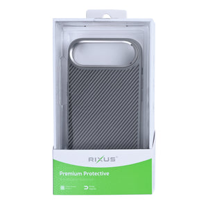 Rixus Mag Carbon With MagSafe Compatible For Apple iPhone 17 Air Titanium Grey