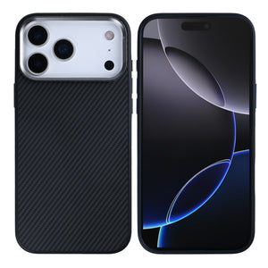 Rixus Mag Carbon With MagSafe Compatible For Apple iPhone 17 Pro Max Titanium Black