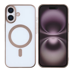 Rixus Instinct Mag Case For Apple iPhone 17 Desert Titanium