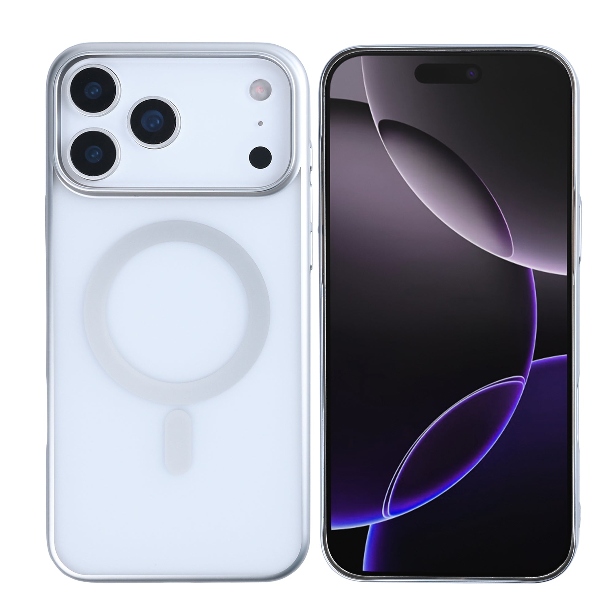 Rixus Instinct Mag Case For Apple iPhone 17 Pro Max Argent