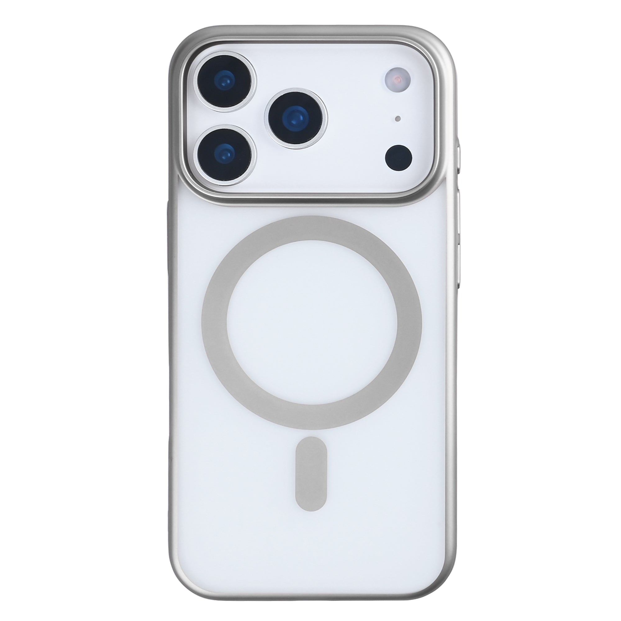 Rixus Instinct Mag Case For Apple iPhone 17 Pro Max Gris Titane