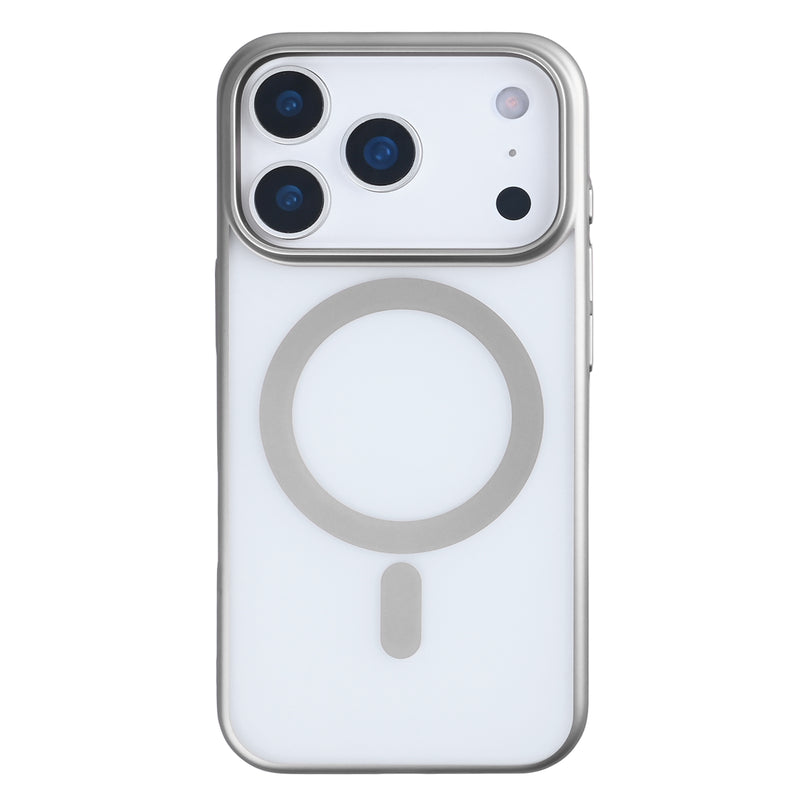 Rixus Instinct Mag Case For Apple iPhone 17 Pro Max Gris Titane